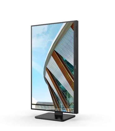 Монитор AOC 24P2QM, 23.8' VA WLED, 1920x1080@75Hz, 4ms GtG, 300cd m/2, 3000:1, 50M:1 DCR, Adaptive Sync, Low Blue Light, FlickerFree, 2Wx2, Tilt, Height Adjust, Pivot, Swivel, D-SUB, DVI, HDMI, DP, USB hub