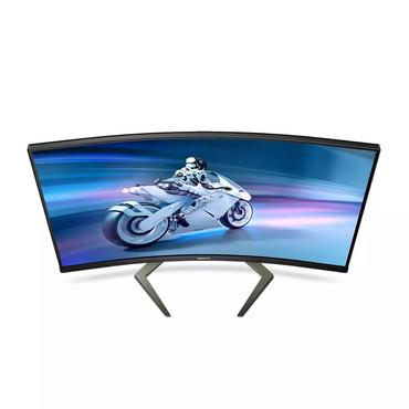 Монитор Philips 32M1C5200W, 31.5', Curved 1500R, VA, WLED, 1920x1080@240Hz, 1ms GtG, 0.5ms MPRT, 300cd m/2, 3000:1, Mega Infinity DCR, Adaptive Sync, FlickerFree, Low Blue Mode, Tilt, Height Adjust, Swivel, 2xHDMI, DP