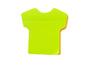 Самозалепващи листчета 76х76мм тениска неон