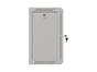Комуникационен шкаф Lanberg rack cabinet 10' wall-mount 9U/300x300 (flat pack) with glass door grey