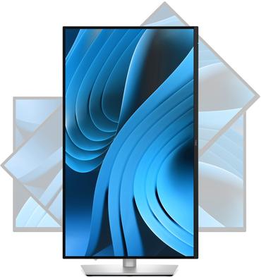 Монитор Dell P2725D, 27' WQHD LED, IPS Anti-Glare, 5ms, 100 Hz, 1500:1, 350 cd/m2, 2560x1440, 99% sRGB, USB-C, 3x USB 5Gbps Type-A, HDMI, Display Port, Height Adjustable, Pivot, Swivel, Tilt, Black