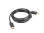 Кабел Lanberg display port M/M cable 3m 4K, black