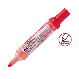 Маркер за бяла дъска Pentel Easyflo презареждащ червен 2.5-6.0 мм
