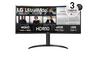 Монитор LG 34WR55QK-B 34' UltraWide AG , Curved 21:9 VA Panel, 5ms, 3000:1, 300 cd/m2, WQHD 3440x1440, HDR10, sRGB 99% , USB type-C 65W , 100Hz, HDMI, DisplayPort, PBP, Height Adjustable, Tilt, Reader Mode, Headphone Out, Black