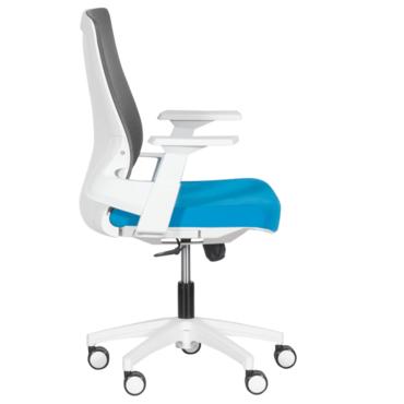 Работен стол Миглена 47-снимка отстрани, два цвята