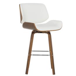 Бар стол ЙОСИФ- бял цвят