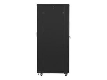 Комуникационен шкаф Lanberg rack cabinet 19' free-standing 42U/800x1000 (flat pack) with mesh door black