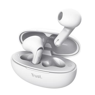 Слушалки TRUST Yavi Bluetooth ENC Earphones White