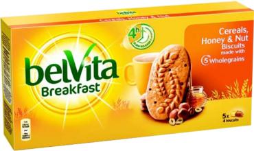 Бисквити BelVita 250гр., 20 бр./оп.