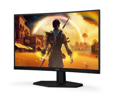 Монитор AOC C24G42E, 23.6' VA Curved 1500R, WLED, 1020x1080@180Hz, 4ms GtG, 0.5ms MPRT, 250cd m/2, 3000:1, 80M:1 DCR, Adaptive Sync, FlickerFree, Low Blue Light, 2Wx2, Tilt, 2xHDMI, DP