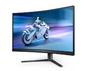 Монитор Philips Evnia 27M2C5500W, 27' Curved 1000R, Fast VA, WLED, 2560x1440@240Hz, 1ms GtG, 0.5ms MPRT, 400cd m/2, 3000:1, Mega Infinity DCR, Adaptive Sync, FlickerFree, LowBlue Mode, Tilt, Height Adjust, Swivel, 2xHDMI, 2xDP, USB hub