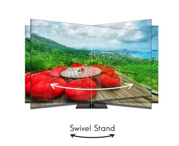 Телевизор Thomson Smart QLED Pro TV 75'; Google TV; 3840 x 2160 (4K UHD), 4000:1, QLED, 144 Hz, DVB-T/T2/C/S/S2, HDR10, Wi-Fi, Bluetooth, LAN, HDMI 2 (2.0) + 2 (2.1), USB 2 (2.0) + 1 (3.0), Central Swivel Stand, Black