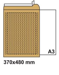 Плик с въздушни мехурчета 370х480 кафяв