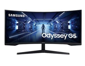 Монитор Samsung LC34G55T, 34' CURVED VA, 1000R, 165 Hz, 1 ms MPRT, 21:9, 3440 x 1440, HDR10, 250 cd/m2, 2500:1 Contrast, Mega DCR, Eye Saver, Flicker Free, FreeSync Premium, Black Equalizer, Low Input Lag, DP 1.4, HDMI 2.0, Headphone, 178°/178°, Black