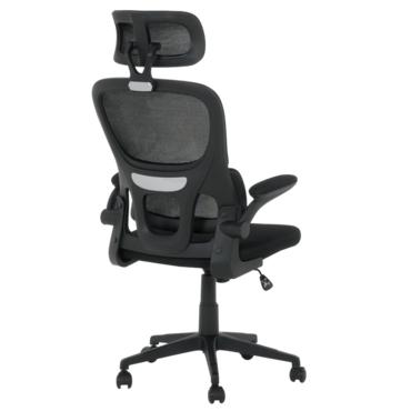 Директорски стол АТИЛА-сниман отзад, черна рамка