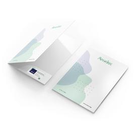 Папки фирмени с джоб 500 броя