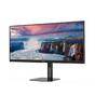 Монитор AOC U34V5C/BK, 34' VA WLED, 3440x1440@100Hz, 4ms GtG, 1ms MPRT, 300cd m/2, 4000:1, 20M:1 DCR, Adaptive Sync, FlickerFree, Low Blue Light, 5Wx2, Tilt, Height Adjust, Swivel, HDMI, DP, USB hub
