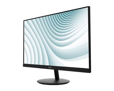 Монитор MSI PRO MP271A, 27', 1ms, 100Hz, IPS, 1920x1080 (FHD), 16:9, FLAT, Display Kit App, Adaptive-Sync, EyesErgo, Less Blue Light, 108% SRGB, AG, 300 nits, 1000:1, DP(1.2a), HDMI 1.4b, VGA, Line-in, Speakers 2x2W, Tilt, VESA, Black, 3.9kg