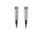Кабел Lanberg HDMI M/M v2.0 cable 50m optical black aoc