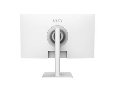 Монитор MSI Modern MD2712PW, 27', 100Hz, 1ms, IPS, 1920x1080 (FHD), 16:9, Flat, HDR Ready, EyesErgo, AG, MSI Display Kit, 117% sRGB, 300 nits, 1000:1, RedDot Winner, 1xHDMI1.4, 1xTypeC DP alt. w/PD (15W), Speakers 2x3W, Pivot, Heigh Adj., VESA, White, 5.8