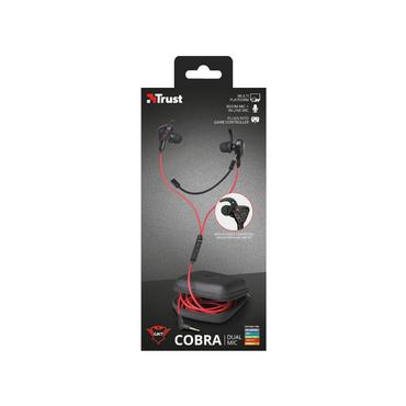 Слушалки TRUST GXT 408 Cobra Multiplatform Gaming Earphones