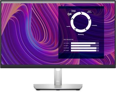 Монитор Dell P2423D, 23.8' Wide LED AG IPS Panel, 5ms, 1000:1, 300 cd/m2, 2560x1440, 99% Srgb, HDMI, DP, USB 3.2 Gen 1 hub, ComfortView, Height, Pivot, Swivel, tilt, Black