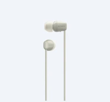 Слушалки Sony Headset WI-C100, taupe