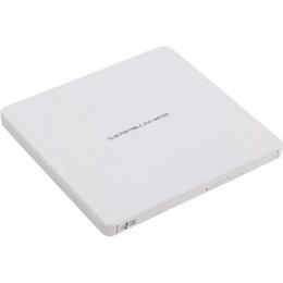 Оптично устройство Hitachi-LG GP60NW60 Ultra Slim External DVD-RW, Super Multi, Silent Play, Win & MAC OS Compatible, M-DISC Support, White