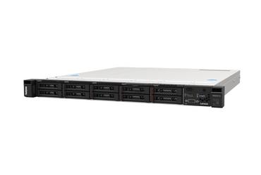 Сървър Lenovo ThinkSystem SR250 V3, Xeon E-2434 (4C 3.4GHz 8MB Cache/55W), 1x16GB, O/B, 2.5' HS (8), SW RAID, HS 800W Titanium, XCC2 Platinum, Rails