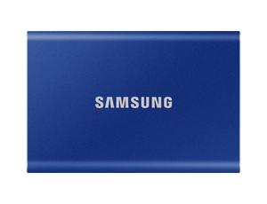 Твърд диск Samsung Portable SSD T7 1TB, Blue