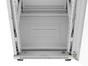 Комуникационен шкаф Lanberg rack cabinet 19' free-standing 22U/600x800 (flat pack) with glass door lcd grey v2
