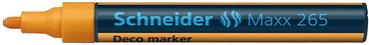 Маркер тебешир Schneider Maxx 265 оранжев без капачка