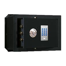 Метален сейф UNS 706 - черен, отворен, с ел.заключване