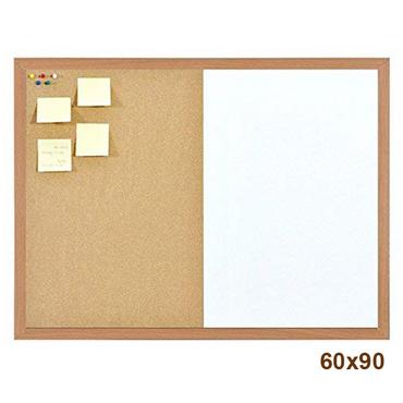 Комбинирана дъска 60х90 см с дървена рамка-снимка отпред