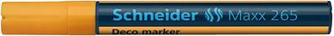 Маркер тебешир Schneider Maxx 265 оранжев със затворена капачка