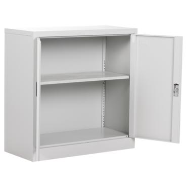 Архивен шкаф BTL L с 2 отделения 90х90х40 смАрхивен шкаф BTL L с 2 отделения 90х90х40 см, сниман под ъгъл, празен, с отворени врати