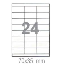 Самозалепващи етикети 70х35 24 бр.