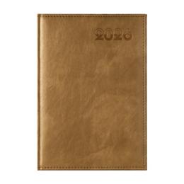 Календар - бележник ДИПЛОМАТ А4- златист цвят корица