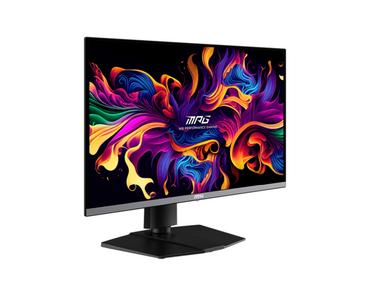 Монитор MSI MPG 271QRX QD-OLED, 26.5', 360Hz, 0.03ms, WQHD 2560x1440, Oled Care 2.0, Fanless Design with Graphene, ClearMR 13000, KVM, Mystic Light, AI VISION, 250 nits, 1500000:1, 100M;1, DP (1.4a), 2x HDMI (2.1), Type-C (DP alt. PD 90W), USB HUB, Adj.St