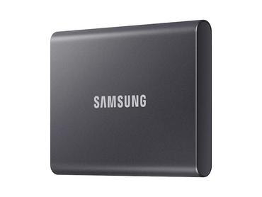 Твърд диск Samsung Portable SSD T7 2TB, Titanium