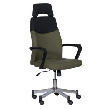 Директорски стол АЛБЕНА - зелен с черно