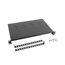 Аксесоар Lanberg 19' fixed shelf 1U / 483x300mm, max load capacity up to 25kg, black