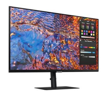 Монитор Samsung 32B800 32' IPS LED, 60 Hz, 5 ms GTG, 3840x2160, 300 cd/m2, Flicker Free, PBP, PIP, USB-C 90W, 3xUSB 3.0, Display Port 1.4, 2xHDMI 2.2, Black