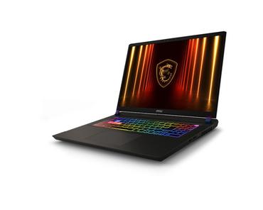 Лаптоп MSI Vector 17 HX AI A2XWJG, NVIDIA GeForce RTX 5090 24GB GDDR7 1824 AI TOPS, Intel Core Ultra 9 275HX (24C/24T up to 5.4 GHz, 36 MB), 17' 16:10 QHD+(2560x1600), 240Hz, 32GB 2x16 Up to DDR5-6400 , 1TB PCIe Gen4x4 SSD, Intel Killer Wi-Fi 7, Windows 1