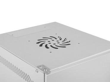 Комуникационен шкаф Lanberg rack cabinet 10' wall-mount 12U/280x310 for self-assembly with metal door grey (flat pack)