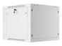 Комуникационен шкаф Lanberg rack cabinet 19' wall-mount 9U/600x600 for self-assembly with metal door grey (flat pack)