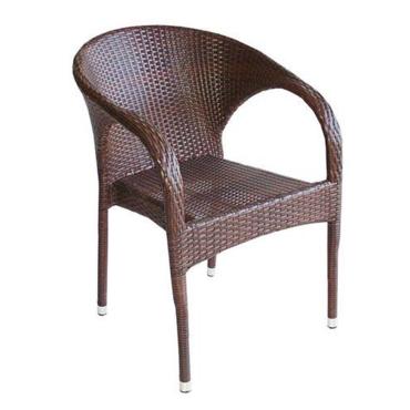 Градински ратанов стол МИЛАН - кафяв