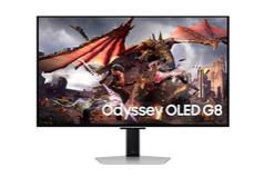 Монитор Samsung 32DG802 32' Odyssey SMART OLED G8 , 240Hz, 0.3ms, 3840x2160, DP, 2xHDMI, USB Hub, Silver