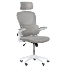 Директорски стол АТИЛА- снимка отпред, сив цвят