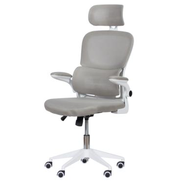 Директорски стол АТИЛА- снимка отстрани, Регулируеми полипропиленови подлакътници